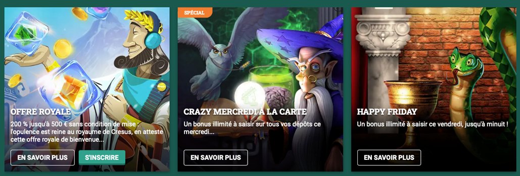 Casino bonus